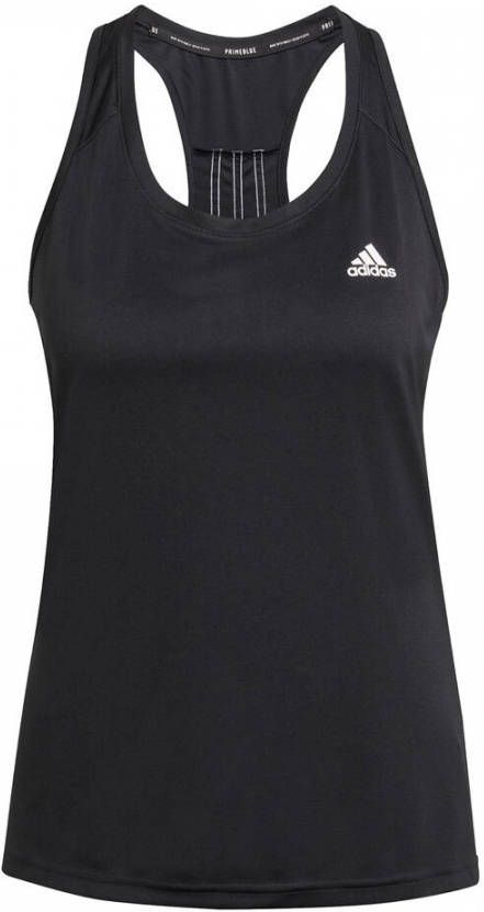 Adidas Designed To Move 3 Stripes Sport Tank Top Dames T Shirts Black Poly Mesh