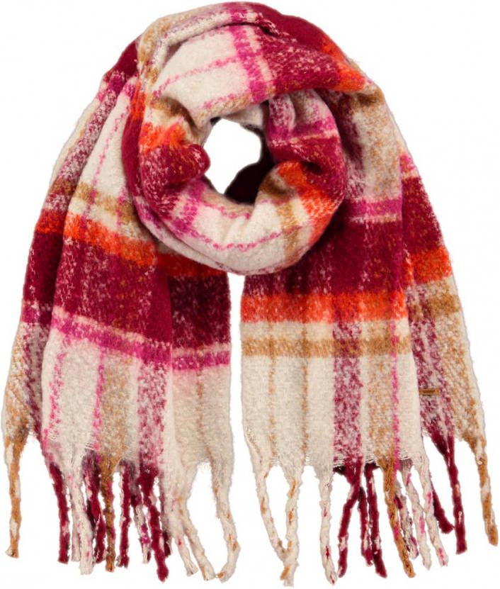 Barts Loriant sjaal met ruitdessin 190 x 50 cm