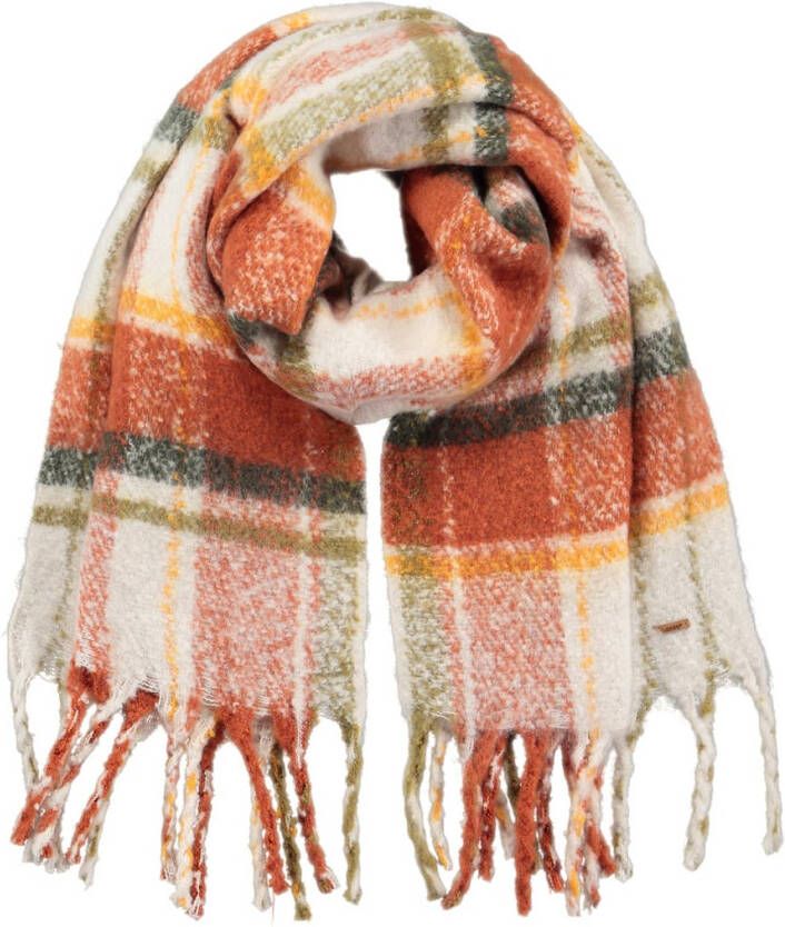 Barts Loriant sjaal met ruitdessin 190 x 50 cm