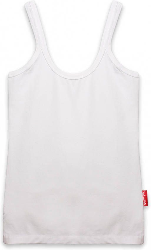 Claesens ! Meisjes Hemd Maat 116 Wit Katoen/lycra