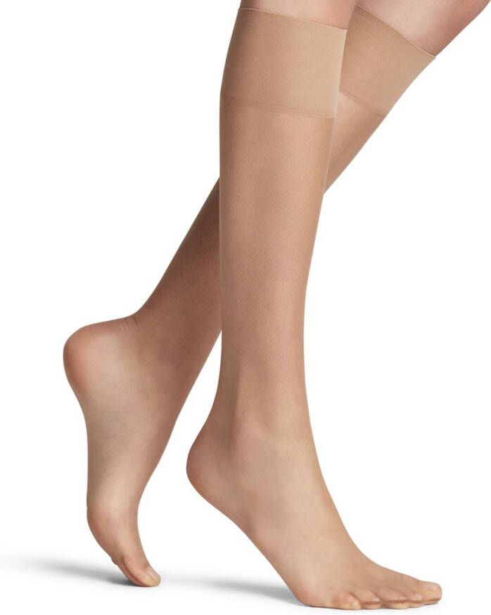 Falke Kousen Shelina 12 Denier Kniekousen Sand