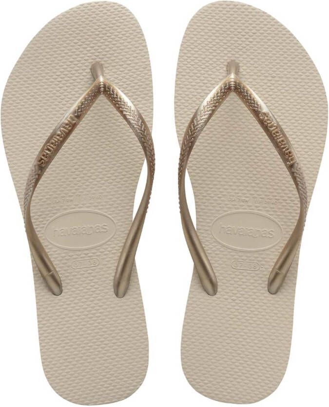 Havaianas Slippers Flipflops Slim Beige