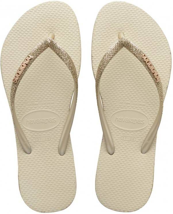 Havaianas Slim Sparkle slipper met glitter details
