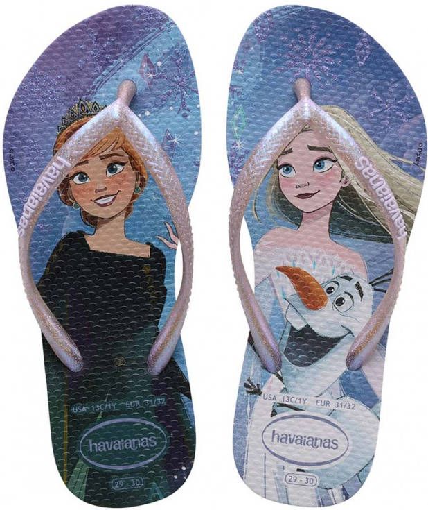 Havaianas flip flops Slim Frozen , Blauw, Dames