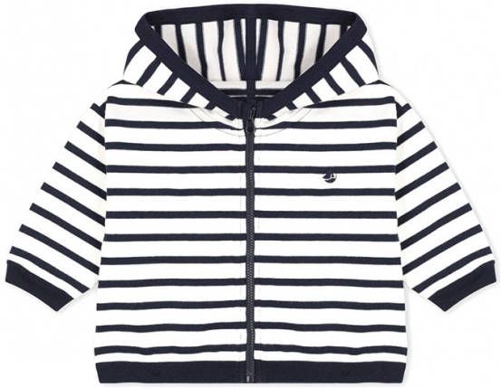 Petit Bateau Vesten Sweatshirt Wit