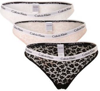 Calvin Klein 3 stuks Carousel Lace Core Brazilian