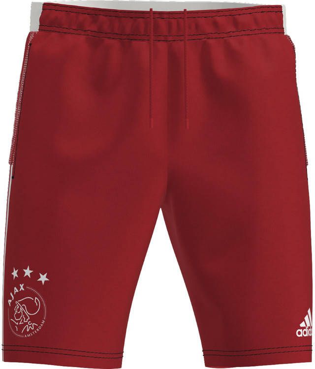 Adidas Performance Junior Ajax Amsterdam voetbalshort training rood/wit
