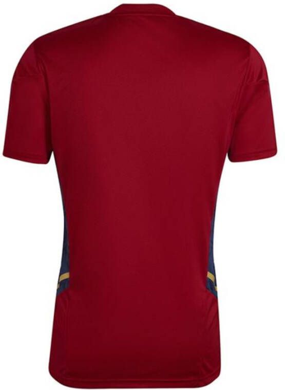 Adidas Kids adidas Ajax Trainingsshirt 2022 2023 Kids Donkerrood Donkerblauw Goud