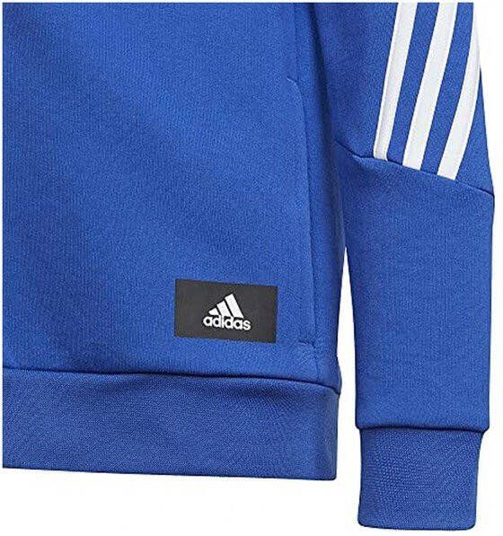 adidas Hoodie Future Icons 3 Stripes Blauw/Wit Kinderen