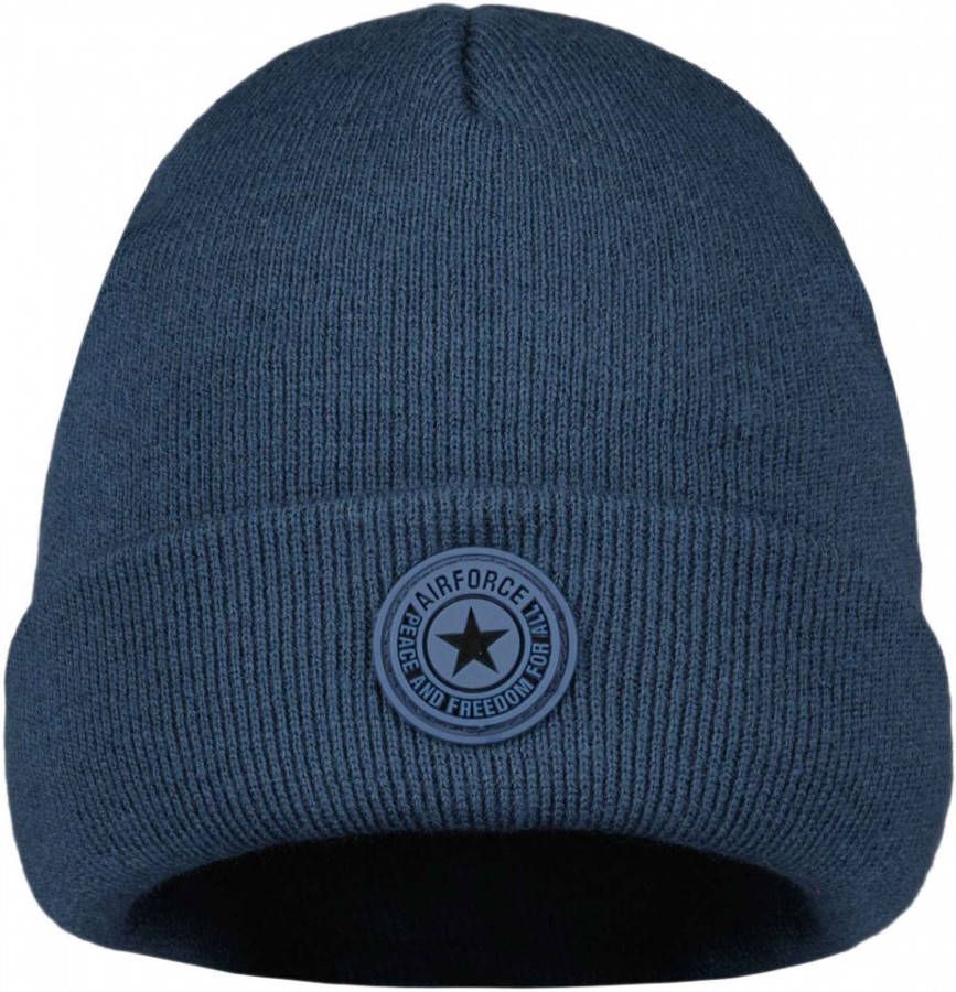 Airforce Bonnet Twee om Dark Denim af te zetten , Blauw, Dames