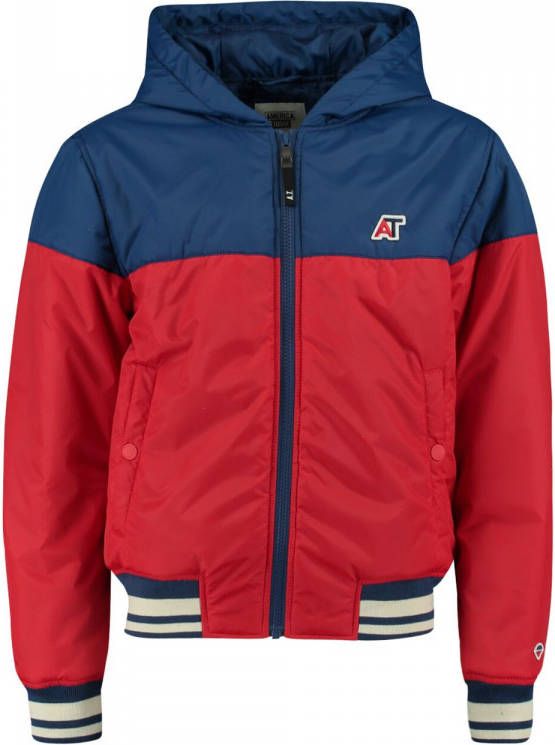 America Today Junior zomerjas Jones rood/donkerblauw