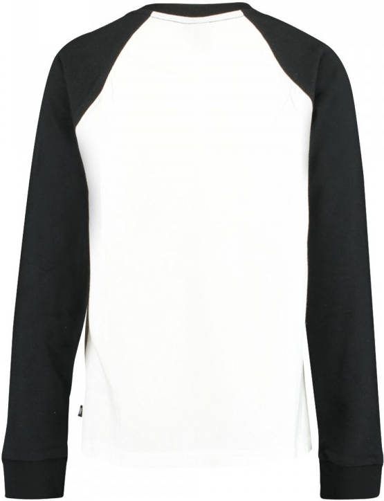 America Today Junior longsleeve met tekst wit/zwart