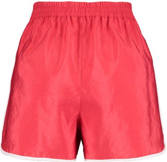 America Today regular fit korte broek met zijstreep rood/wit