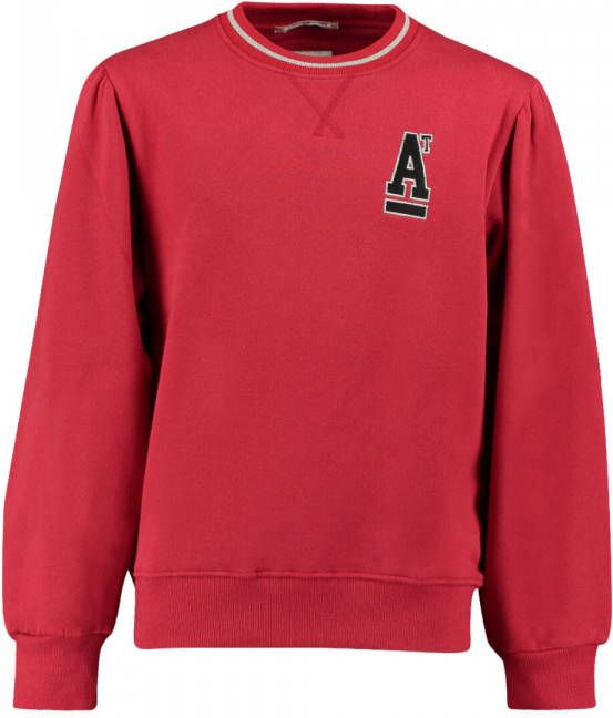 America Today Junior sweater Selina JR met logo rood