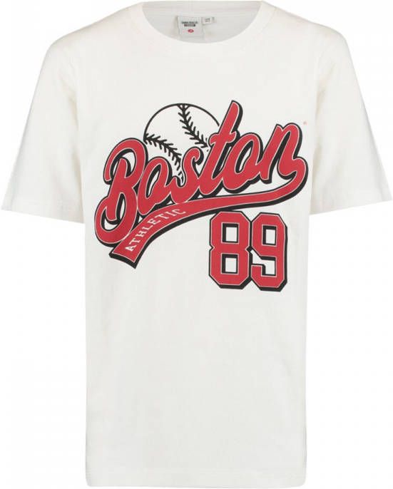 America Today Junior T shirt Edson Jr met printopdruk wit/rood