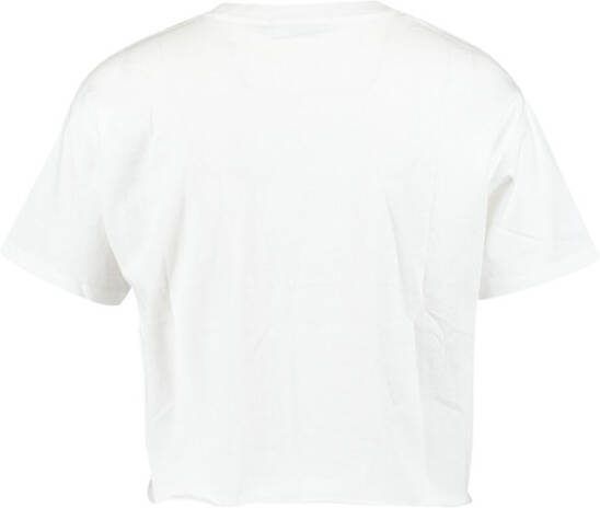 America Today T shirt met printopdruk wit/blauw