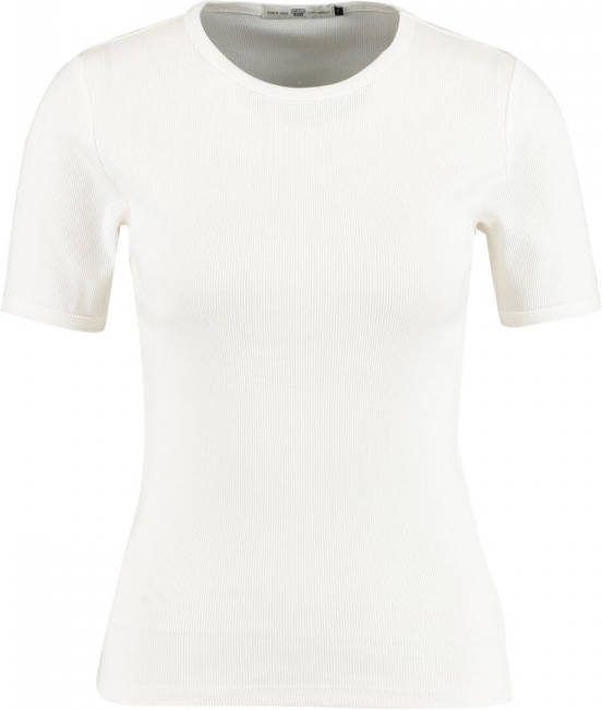 America Today Envy T shirt met ribstructuur