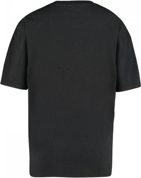 America Today T shirt Eva met printopdruk zwart/blauw/wit