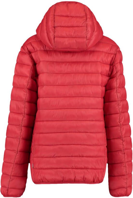 America Today Jongens Gewatteerde Winterjas Alex Jr Rood