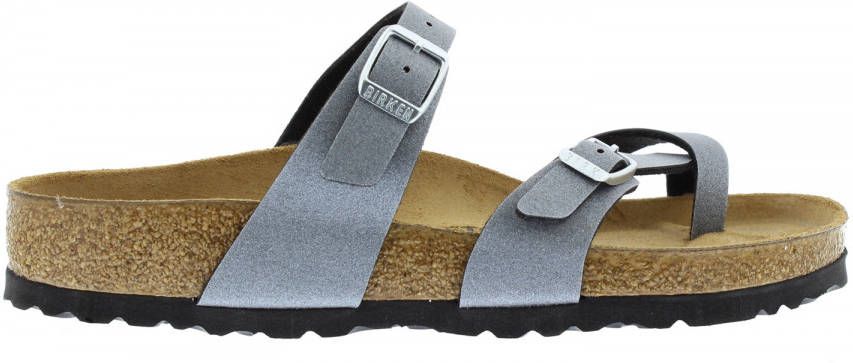 Birkenstock Mayari icy metallic anthracite regular