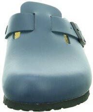 Birkenstock Boston blue leather narrow