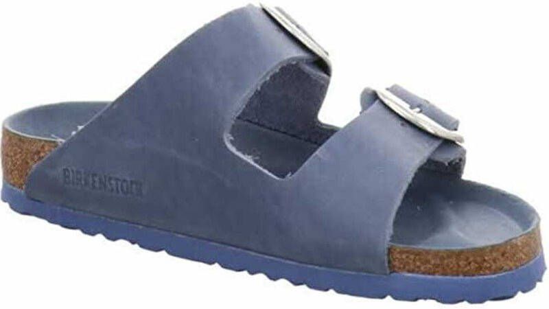 Birkenstock Arizona BS glijbanen , Blauw, Dames