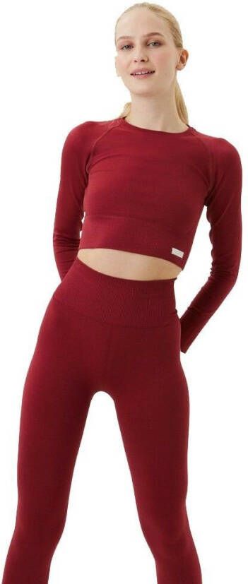 Bjorn Borg Truien Sthlm Seamless Crop Top Rood