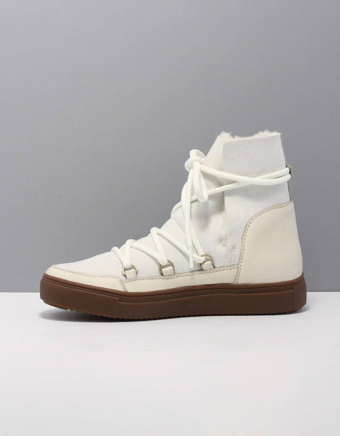 Blackstone UKI Ul87 High Top Fur , Beige, Dames