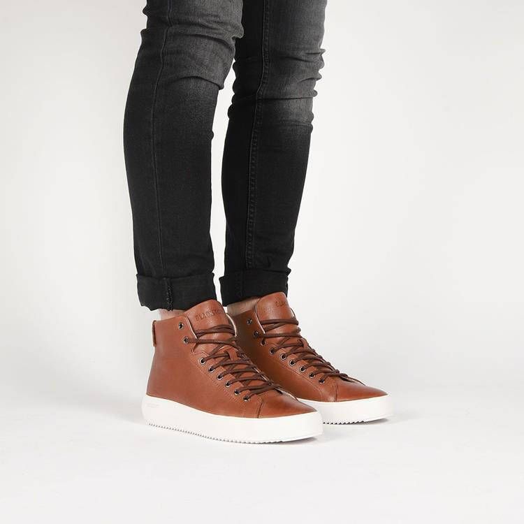 Blackstone Dylan Yg08 High Sneakers , Bruin, Heren