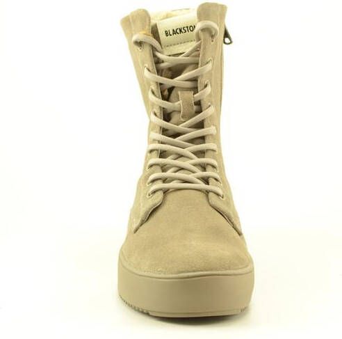 Blackstone Nora Yl67 verweerde teak laarzen , Beige, Dames