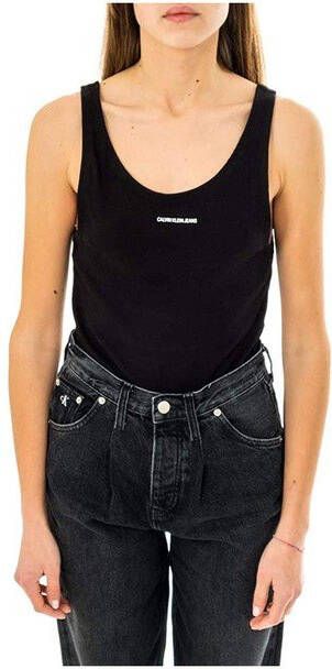 Calvin klein JEANS singlet met biologisch katoen zwart