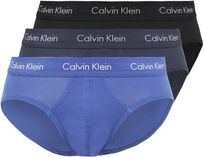 Calvin Klein 0000U2661G Brief 3 Pack Underwear Men Black, Cobalt, Blue