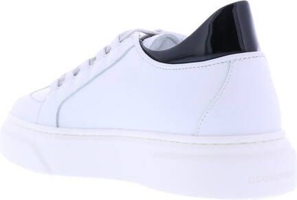 Dsquared2 Boxer Leaf Patch Sneakers , Wit, Dames