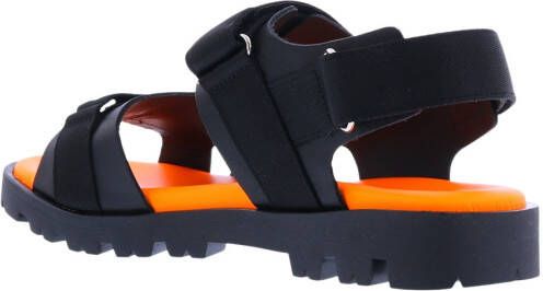 Dsquared2 Fusbet sandalen drievoudige riemen , Zwart, Heren