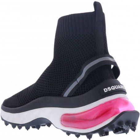 Dsquared2 Bubble high top Sportschoenen , Zwart, Dames