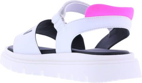 Dsquared2 Icon fusbet sandalen , Wit, Dames