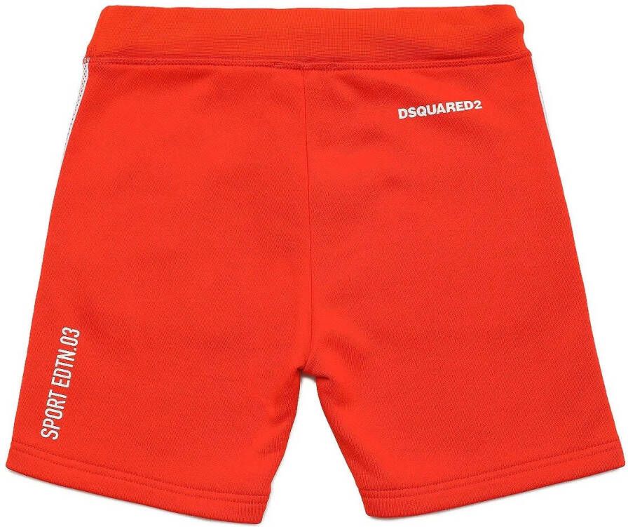Dsquared2 Korte joggingbroek met logo en steekzakken