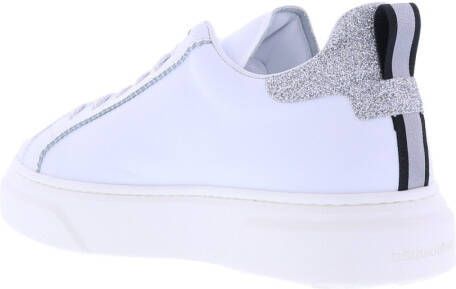 Dsquared2 Logo print low top sneakers , Wit, Dames