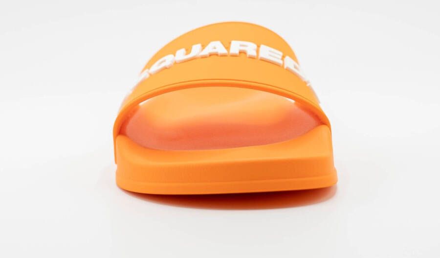 Dsquared2 Slide Slippers , Oranje, Heren