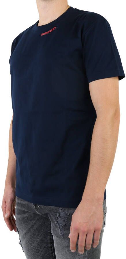 Dsquared2 T shirt , Blauw, Heren