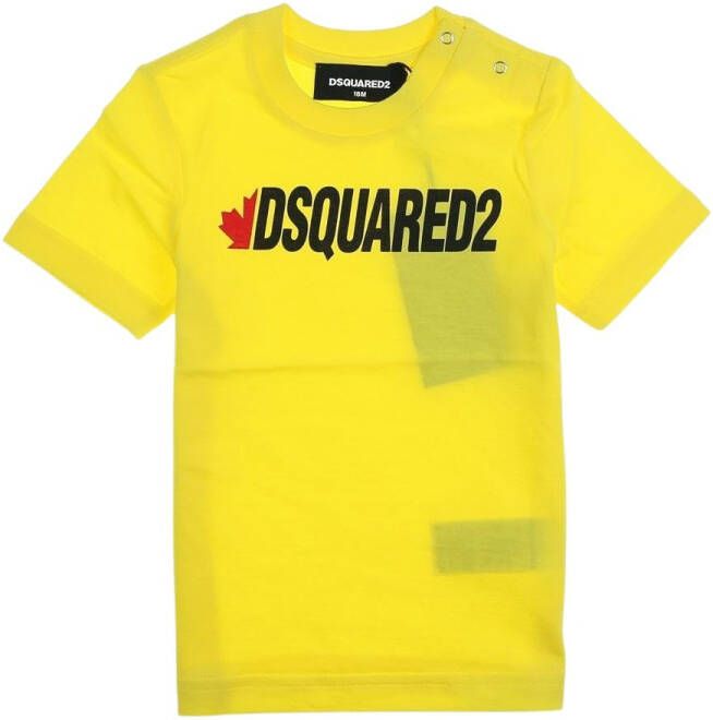 Dsquared2 T shirt D2T789B , Geel, Heren