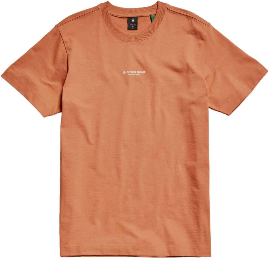 G-Star Middenlogo losse r t oranje G star, Oranje, Heren