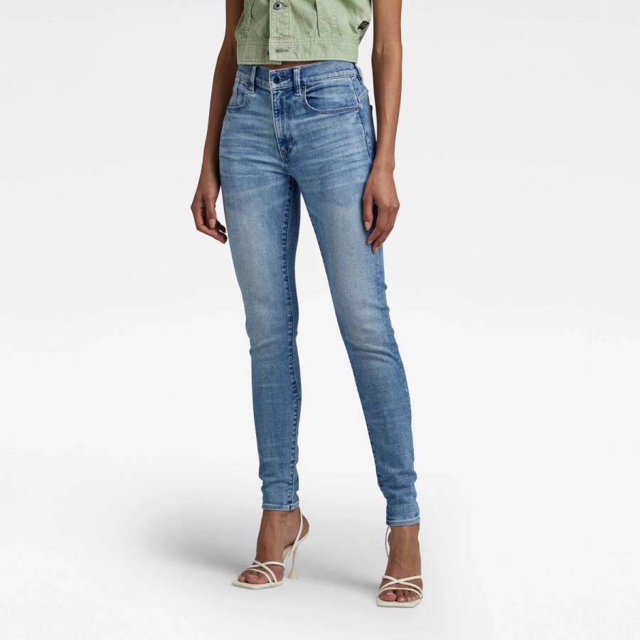 G-Star G Star RAW Skinny fit jeans Lhana met wellnessfactor door het stretchaandeel