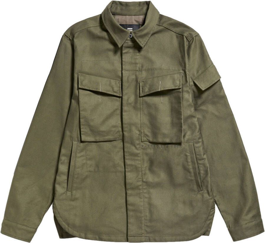 G-Star Groene G Star Raw Overshirt Mysterious Overshirt