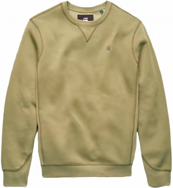 G-Star G Star RAW sweater Premium core met biologisch katoen fresh army green