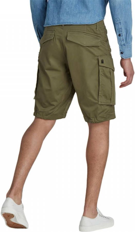 G-Star RAW regular fit Rovic cargo bermuda met biologisch katoen kaki
