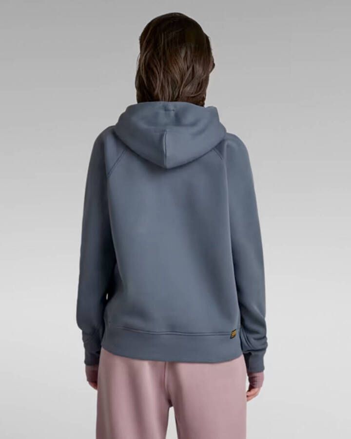 G-Star G Star RAW Sweatshirt Premium Core 2.0 Hooded sweatshirt Capuchon met gekruiste voorkant en rijgkoord