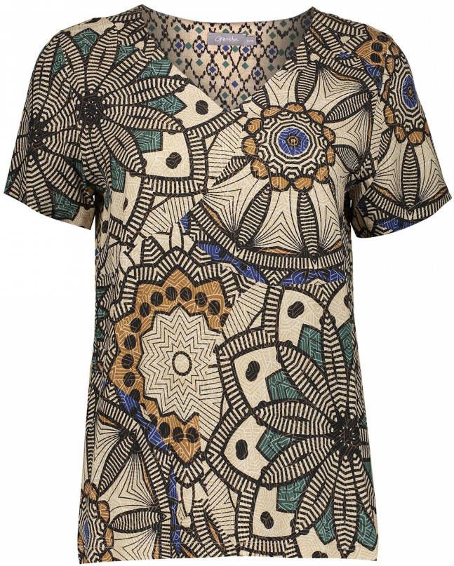 Geisha 23190 20 720 top sand/ocean green combi