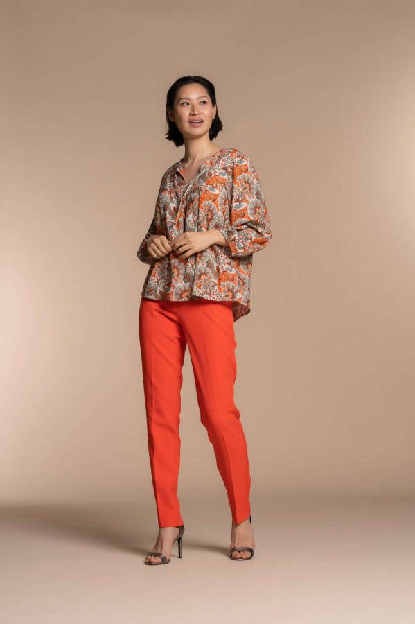 Geisha Broek koraal , Rood, Dames