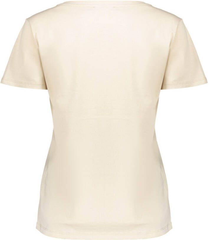 Geisha 22100 25 720 t shirt tiger & letters sand/gold